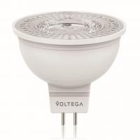 Лампа светодиодная Voltega GU5.3 6W 2800К полусфера прозрачная VG2-S1GU5.3warm6W 5733