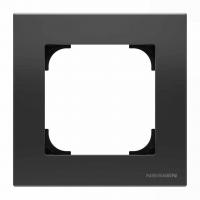 Рамка 1-постовая ABB Sky чёрный бархат 2CLA857100A1501