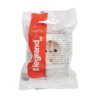Розетка 2К+З Legrand Quteo 16A 250V с/з со шторками белая 782220