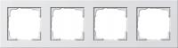 Рамка 4-постовая Gira E2 чисто-белый глянцевый 021429