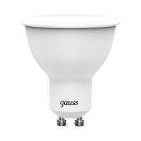 Лампа светодиодная диммируемая Gauss GU10 6W RGBW матовая 101106406