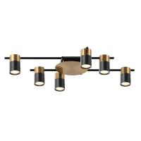 Потолочная люстра Lumien Hall Trey LH4138/6CB-BR-BK