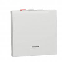 Переключатель одноклавишный с нейтралью Schneider Electric Unica New NU320318S