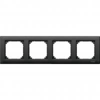Рамка 4-постовая Schneider Electric Merten System M MTN486414