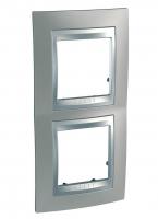 Рамка 2-постовая вертикальная Schneider Electric Unica Top MGU66.004V.039