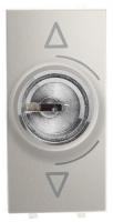 Переключатель с ключом на 3 положения ABB Zenit альпийский серебро 2CLA215310N1301