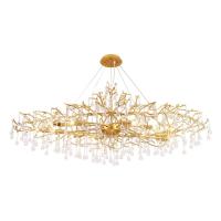 Подвесная люстра Crystal Lux REINA V2 SP12 L1500 GOLD PEARL