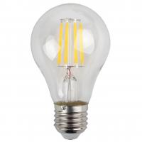 Лампа светодиодная филаментная ЭРА E27 9W 4000K прозрачная A60-9W-840-E27 frost