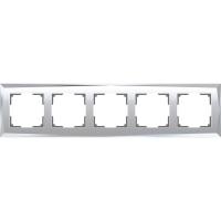 Рамка Werkel Diamant на 5 постов зеркальный WL08-Frame-05 4690389143854