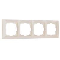 Рамка на 4 поста Werkel Snabb basic слоновая кость W0042003 4690389161438