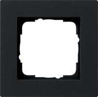 Рамка 1-постовая Gira E2 черный матовый 0211095