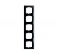Рамка 5-постовая ABB Basic55 chateau-черный 2CKA001725A1510