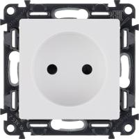 Розетка Legrand Valena Life 16A 250V б/з с защитными шторками безвинтовой зажим белая 753416