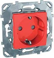 Розетка Schneider Electric Unica с/з со шторками 16A 250V MGU5.037.03ZD