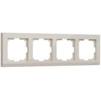 Рамка Werkel Stark на 4 поста слоновая кость WL04-Frame-04-ivory 4690389046537