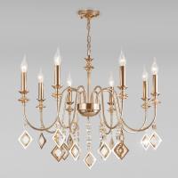 Подвесная люстра Eurosvet Telao 10120/8 золото/тонированный хрусталь Strotskis Smart