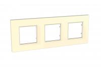 Рамка 3-постовая Schneider Electric Unica Quadro MGU2.706.25