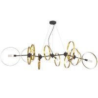 Подвесная люстра Crystal Lux Armonica SP8 Black/Brass V2