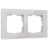 Рамка Werkel Favorit на 2 поста дымчатый WL01-Frame-02 4690389061318