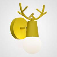 Бра С Рожками Deer A Yellow By Imperiumloft