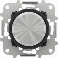 Диммер поворотный универсальный ABB Sky Moon cтекло чёрное 2CLA866000A1501