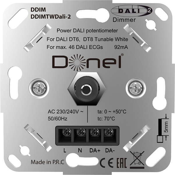 Новый Donel® DALI потенциометр