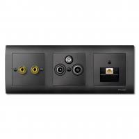 Центральная плата TV/FM Х2 Х3 Schneider Electric Merten System M MTN297514