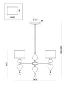 Потолочный светильник Freya FR5369CL-03BS