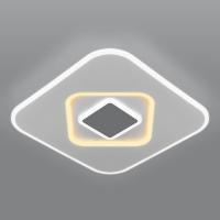 Потолочный светодиодный светильник Eurosvet Just 90218/1 белый/ серый