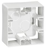 Коробка для накладного монтажа 1-постовая Legrand Etika белая 672510