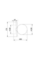 Настенный светильник (бра) Freya FR5391WL-01BS
