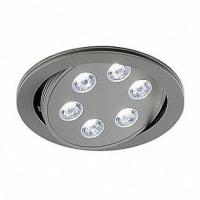Светильник встраиваемый TRITON 6 PowerLED 6х3Вт, 4000K, 900lm, 25°, 700mA, серебристый 113650