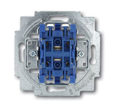 Выключатель двухклавишный ABB BJE 10A 250V с подсветкой 2CKA001012A1135 Выключатель двухклавишный ABB BJE 10A 250V с подсветкой 2CKA001012A1135