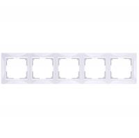Рамка Werkel Snabb Basic на 5 постов белый WL03-Frame-04 4690389098796
