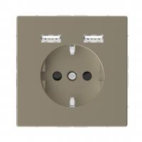 Розетка компьютерная USBx2 Schneider Electric Merten D-Life MTN2366-6033