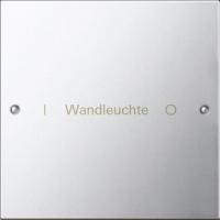 Лицевая панель Gira System 55 с возможностью нанесения надписи хром 2131610