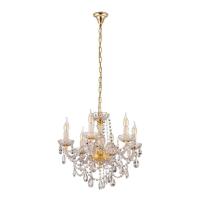 Подвесная люстра Lumina Deco Eliza LDP 7026-6 SL+GD