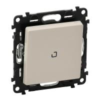 Переключатель одноклавишный Legrand Valena Life 10А 250В с подсветкой слоновая кость 752526