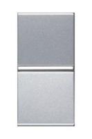 Выключатель кнопочный одноклавишный ABB Zenit 16A 250V НО-контакт серебро 2CLA210470N1301