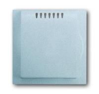 Накладка для усилителя мощности светорегулятора 6594 U, KNX-ТР 6134/10 и цоколя 6930/01, impuls, серебристый металлик
