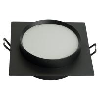 Светильник встраиваемый Feron DL506 потолочный GX53 черный круг 51357