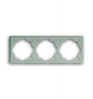 Рамка 3-постовая ABB Impuls шампань-металли 2CKA001754A2536