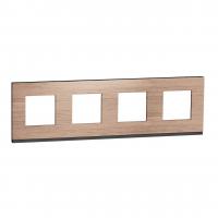 Рамка 4-постовая Schneider Electric Unica New NU600884