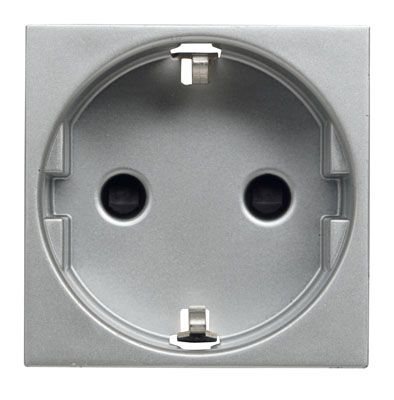 Розетка ABB Zenit с/з 16A 250V со шторками безвинтовой зажим серебро 2CLA228860N1301 Розетка ABB Zenit с/з 16A 250V со шторками безвинтовой зажим серебро 2CLA228860N1301