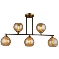 Потолочная люстра IMEX MD.1234-5-S BK+CP