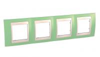 Рамка 4-постовая Schneider Electric Unica Хамелеон MGU6.008.563