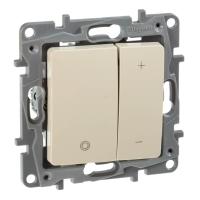 Диммер кнопочный Legrand Etika без нейтрали 400W слоновая кость 672318