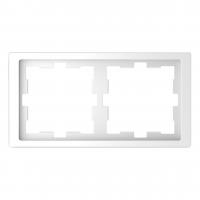 Рамка 2-постовая Schneider Electric Merten D-Life MTN4020-6535