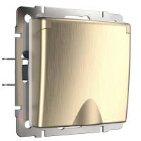Розетка Werkel с заземлением с защитной крышкой и шторками WL10-SKGSC-01-IP44 4690389085260