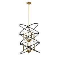 Подвесная люстра Indigo Trionfo V10020/8R Black V000486